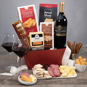 Classic Red Wine Gift Basket Delivery To <? echo ($city) ?>