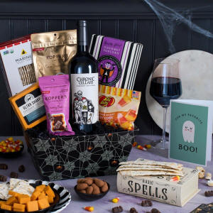 Eat, Drink & Be Scary Halloween Wine Gift
