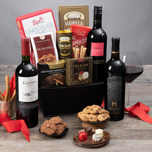 Red Wine & Dark Chocolate Gift Basket